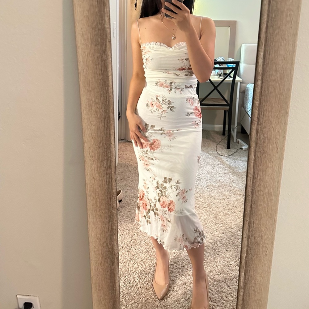 2 pieces set midi skirt and top